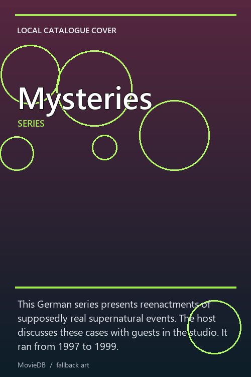Mysteries poster