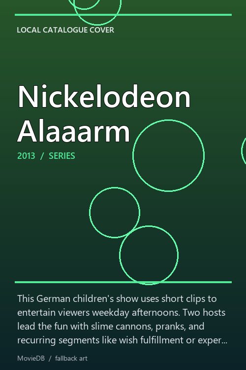 Nickelodeon Alaaarm poster