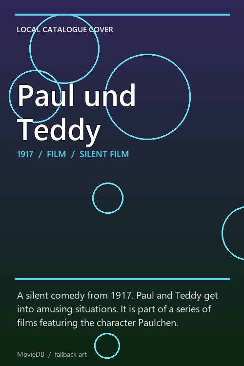 Paul und Teddy poster