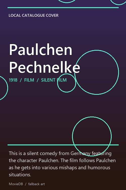 Paulchen Pechnelke poster