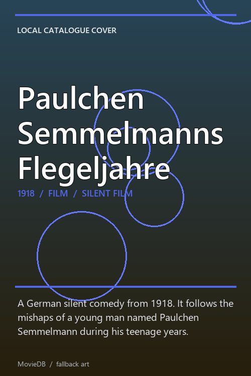 Paulchen Semmelmanns Flegeljahre poster