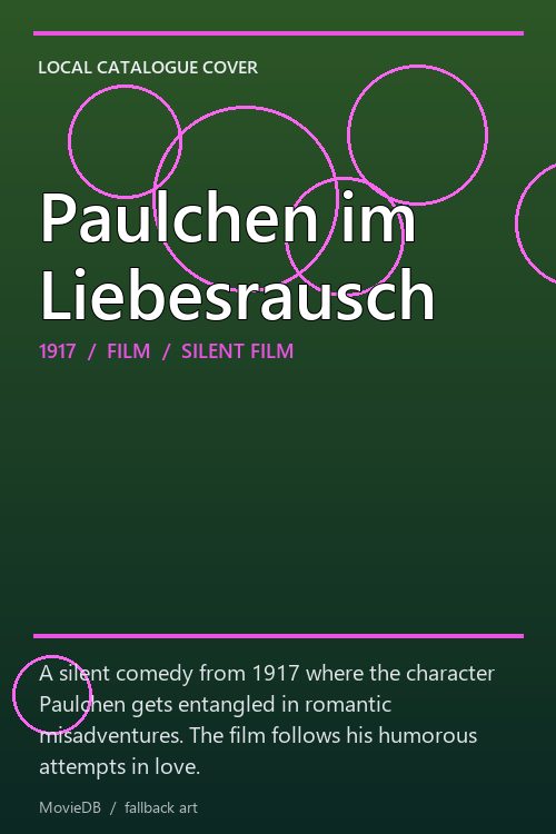 Paulchen im Liebesrausch poster
