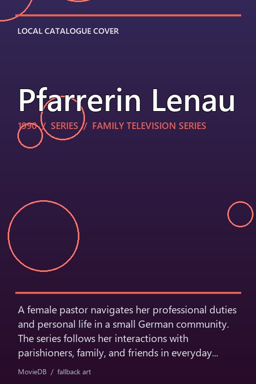 Pfarrerin Lenau poster