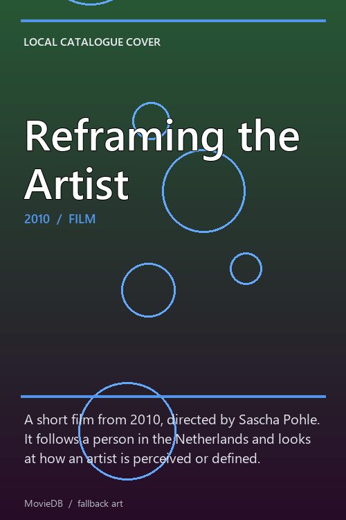 Reframing the Artist poster