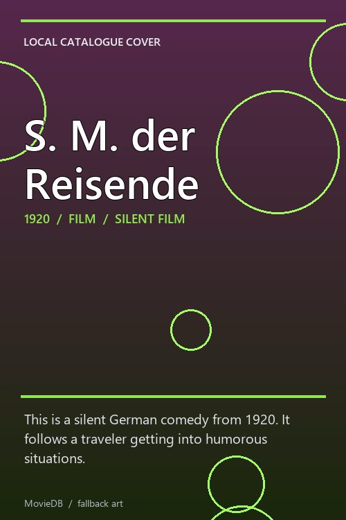 S. M. der Reisende poster