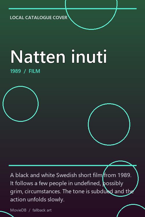 Natten inuti poster