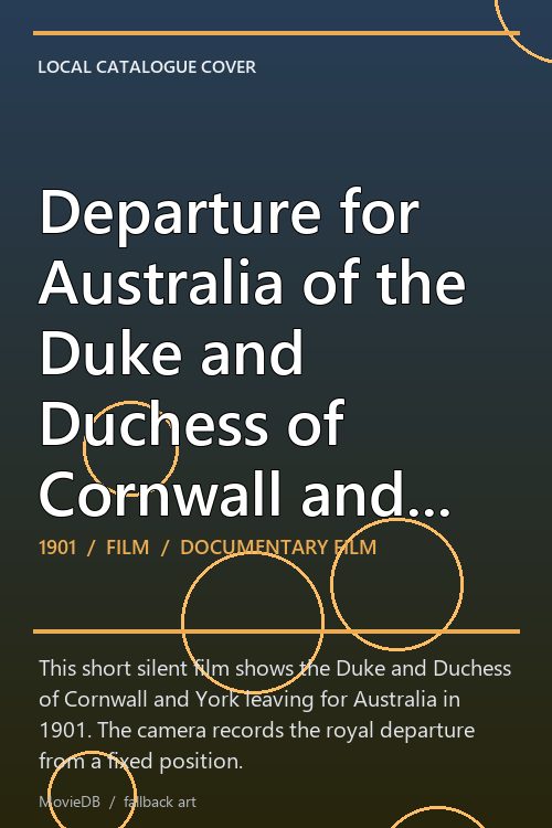 Departure for Australia of the Duke and Duchess of Cornwall and York poster