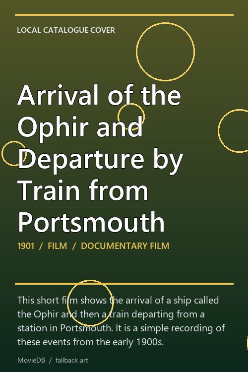 Arrival of the Ophir and Departure by Train from Portsmouth poster