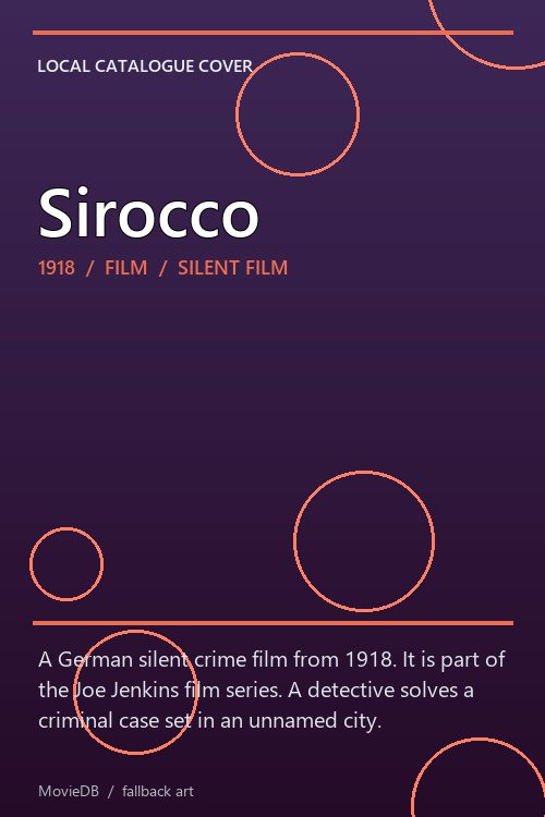 Sirocco poster