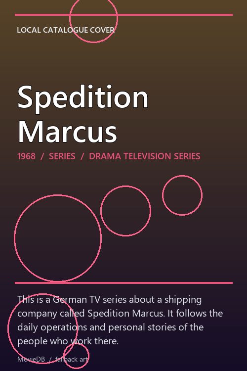 Spedition Marcus poster
