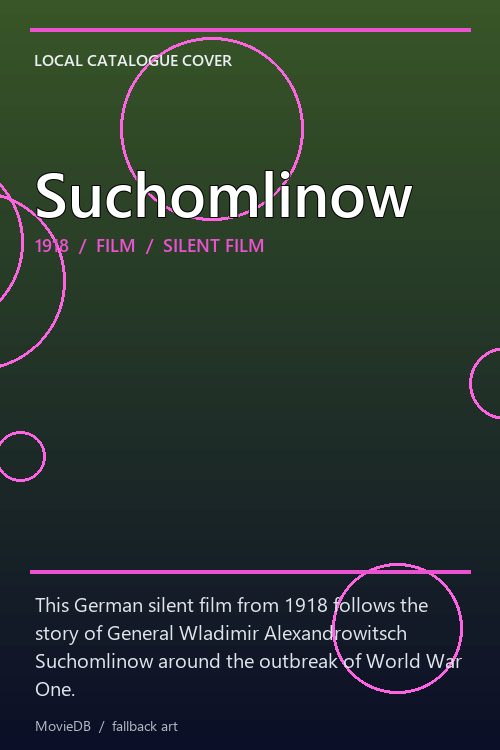 Suchomlinow poster
