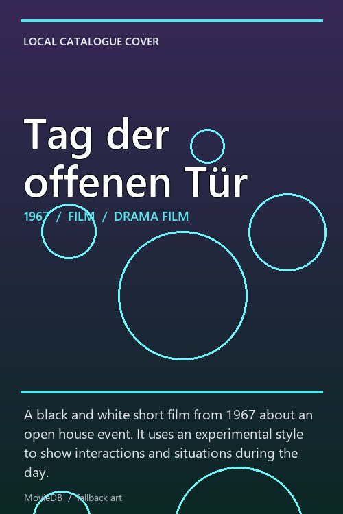 Tag der offenen Tür poster