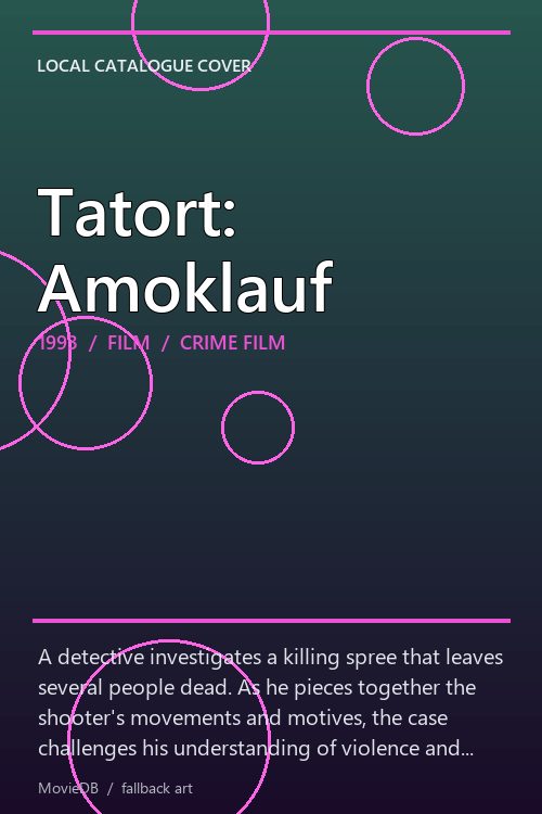 Tatort: Amoklauf poster