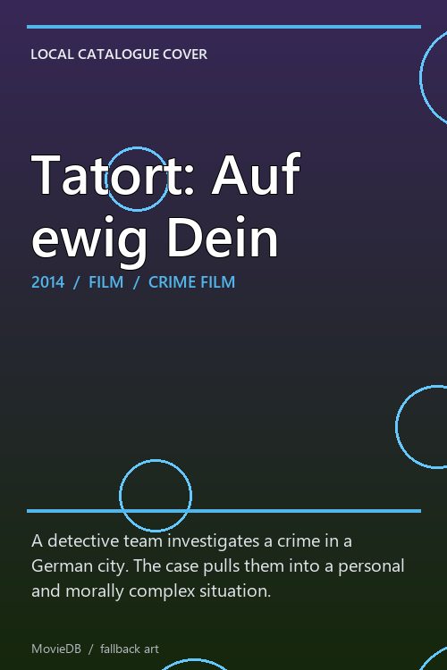 Tatort: Auf ewig Dein poster