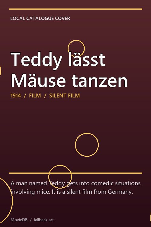 Teddy lässt Mäuse tanzen poster