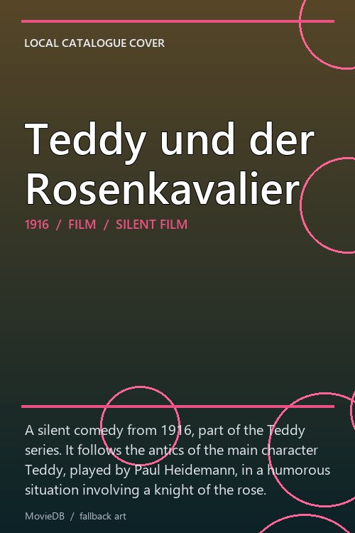 Teddy und der Rosenkavalier poster