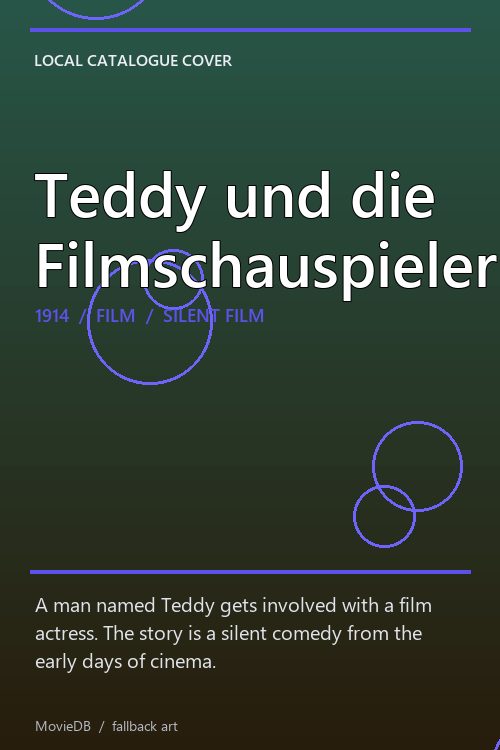 Teddy und die Filmschauspielerin poster