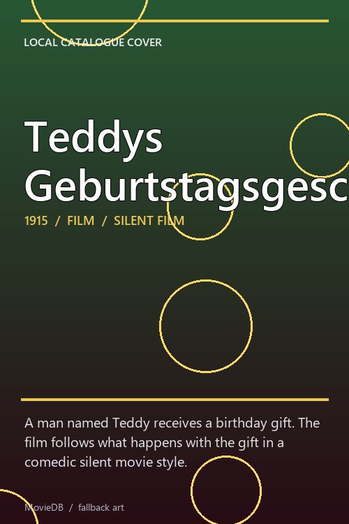 Teddys Geburtstagsgeschenk poster