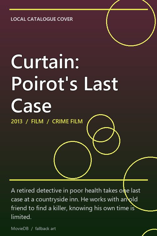 Curtain: Poirot's Last Case poster