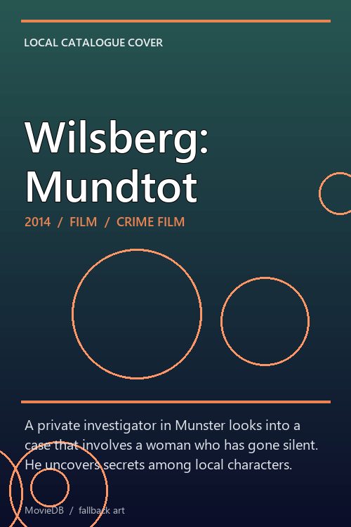 Wilsberg: Mundtot poster