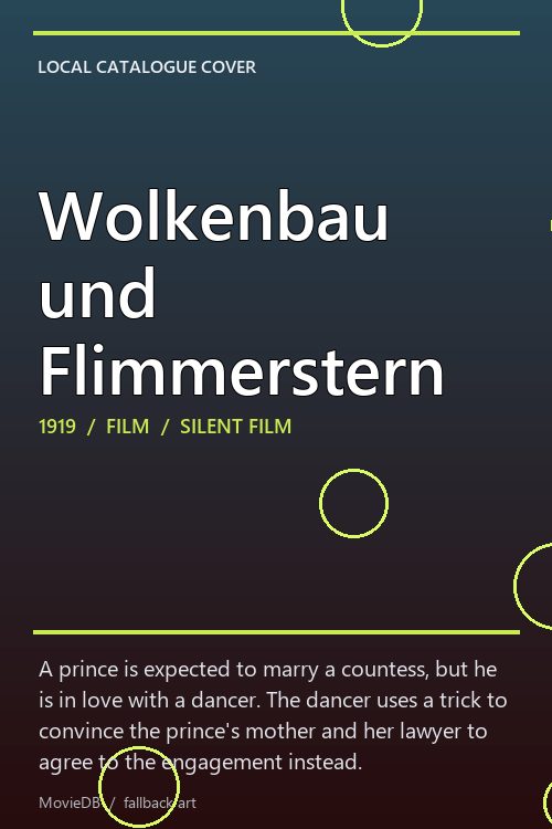 Wolkenbau und Flimmerstern poster