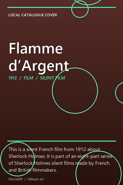 Flamme d’Argent poster