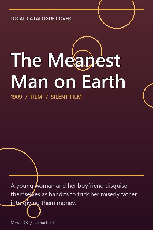 The Meanest Man on Earth poster