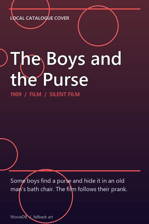 The Boys and the Purse poster