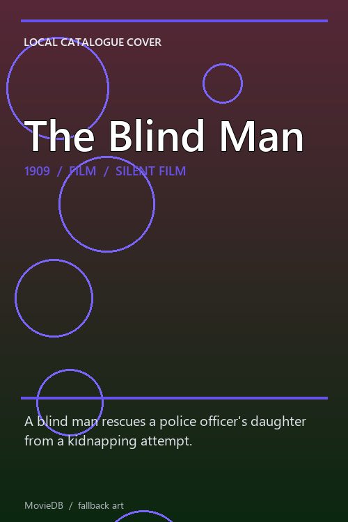 The Blind Man poster