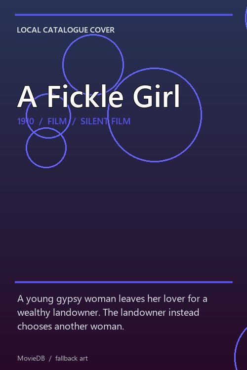 A Fickle Girl poster