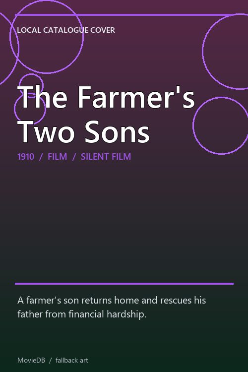 The Farmer's Two Sons poster