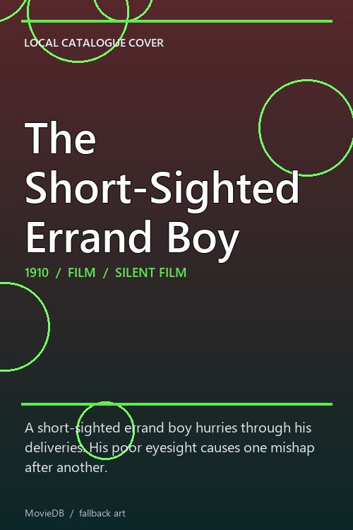 The Short-Sighted Errand Boy poster