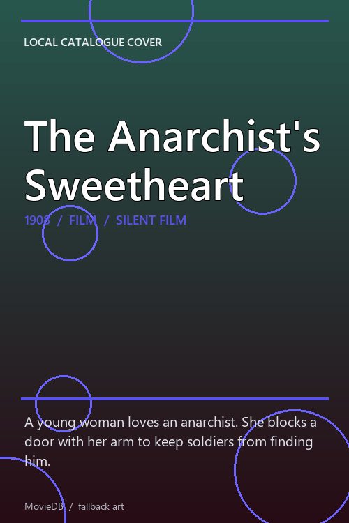 The Anarchist's Sweetheart poster