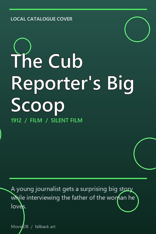 The Cub Reporter's Big Scoop poster