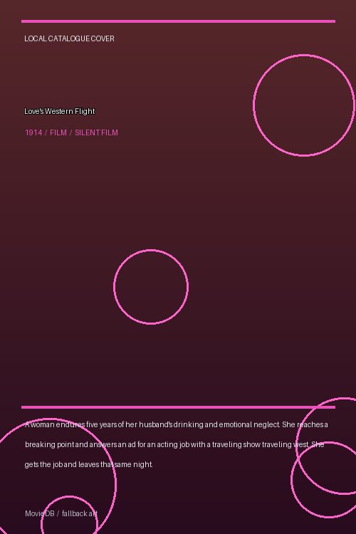Love's Western Flight poster