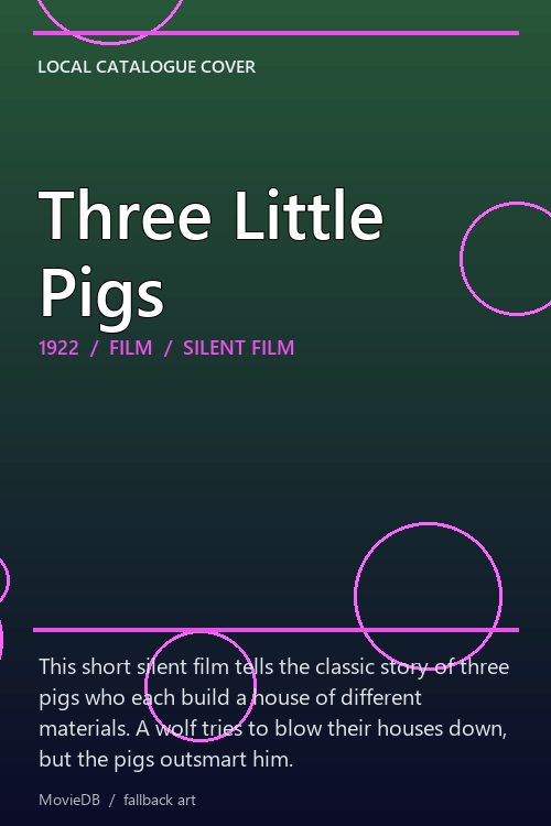 Three Little Pigs poster