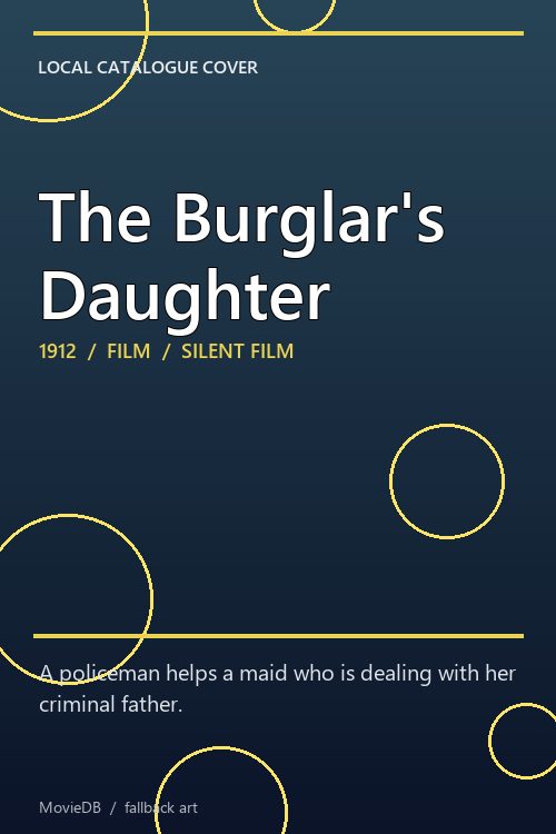 The Burglar's Daughter poster