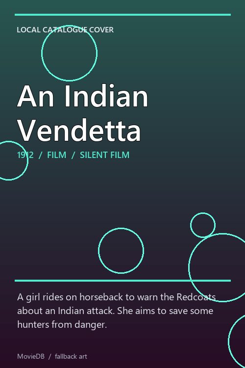 An Indian Vendetta poster