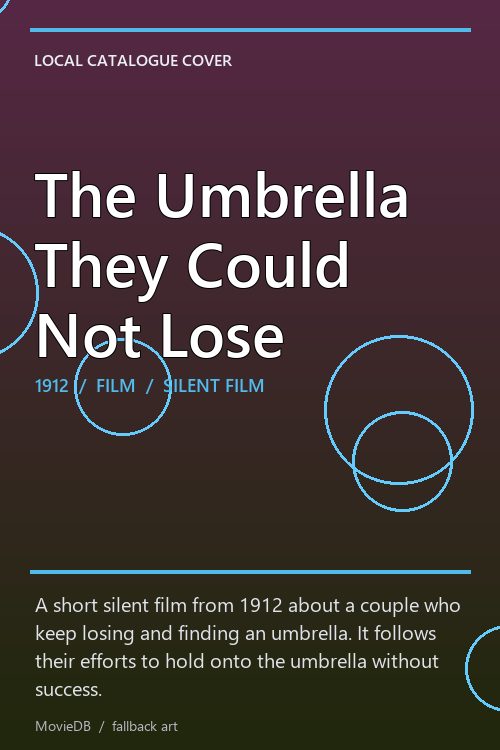 The Umbrella They Could Not Lose poster