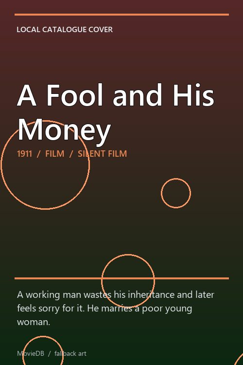 A Fool and His Money poster