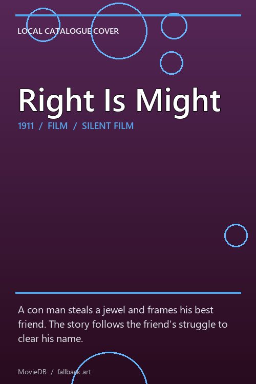 Right Is Might poster