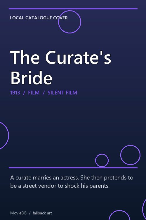 The Curate's Bride poster
