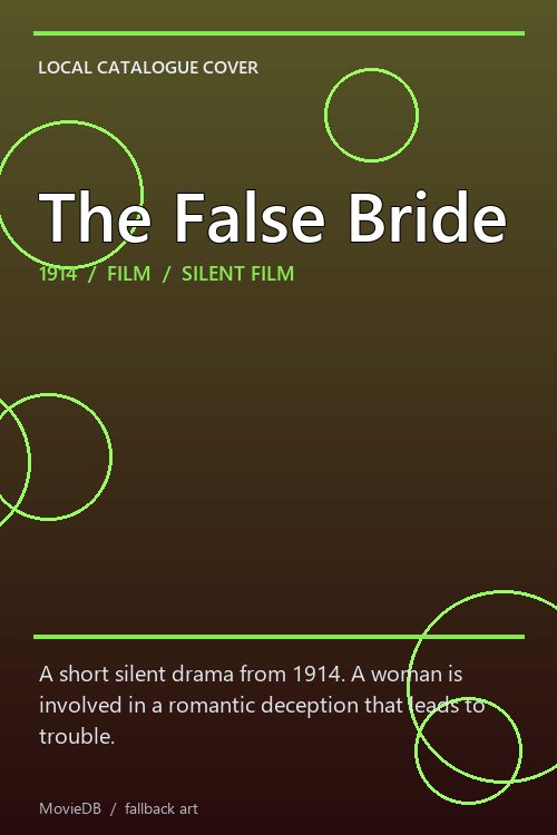 The False Bride poster