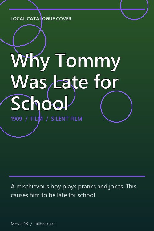 Why Tommy Was Late for School poster