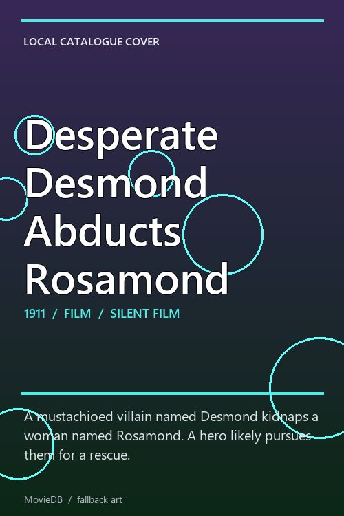 Desperate Desmond Abducts Rosamond poster