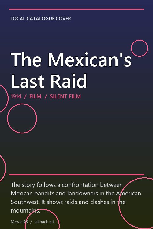 The Mexican's Last Raid poster