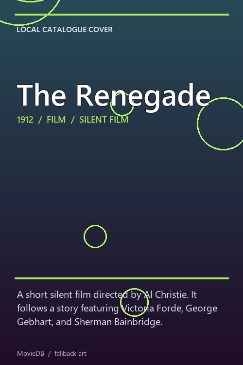 The Renegade poster