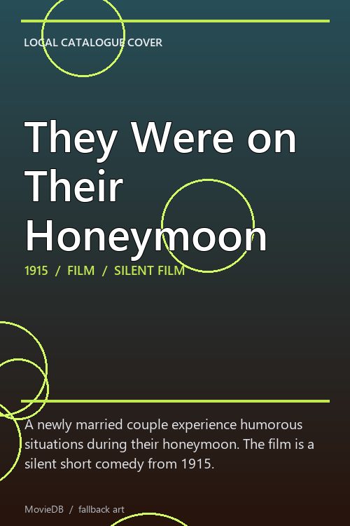 They Were on Their Honeymoon poster
