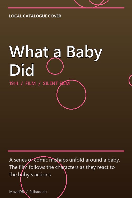 What a Baby Did poster