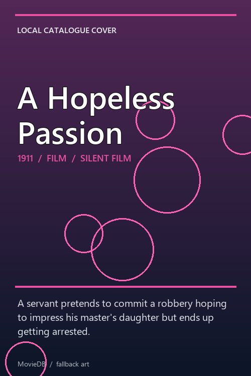A Hopeless Passion poster